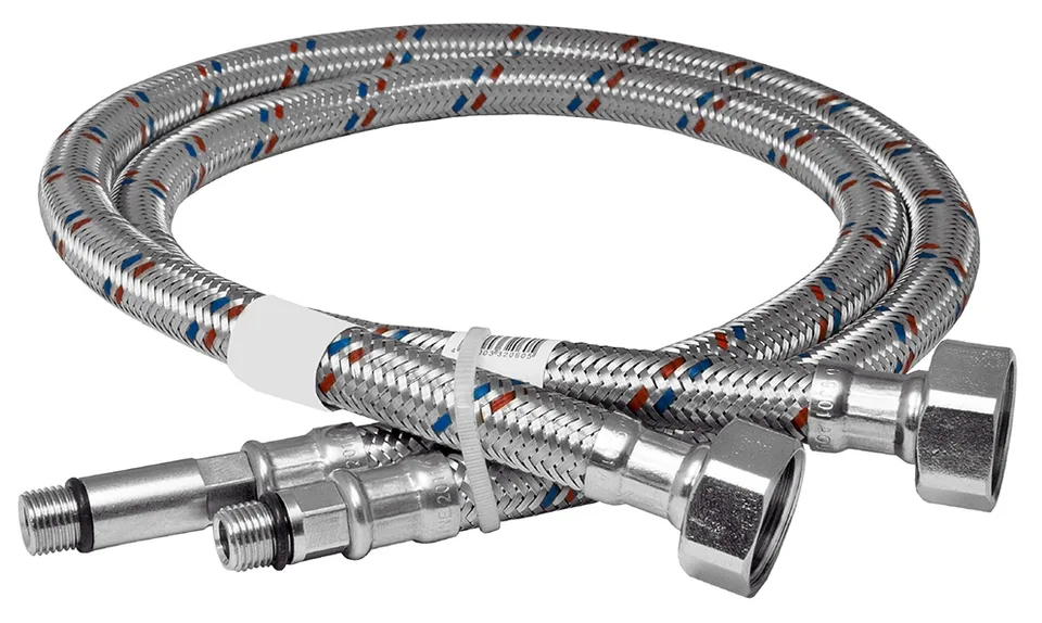 Подводка для смесителя KRAFTECO M10 × 1/2″, 150 см, пара