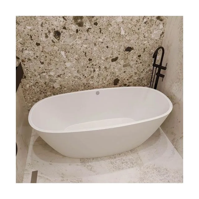 Ванна из искусственного камня Veconi IMPERIA 170×80 см, белая матовая