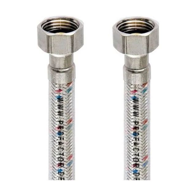Подводка KRAFTECO LUX в силиконовой оболочке, Г/Г 1/2″, 300 см