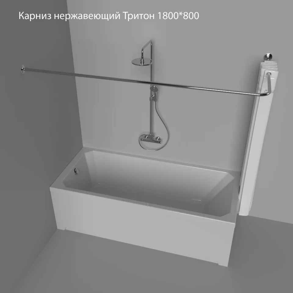 Карниз угловой 180×80 см