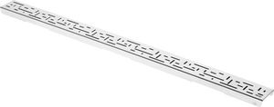 Декоративная решетка TECEdrainline "lines", нержавеющая сталь, глянец  для душевого канала, прямая 1500