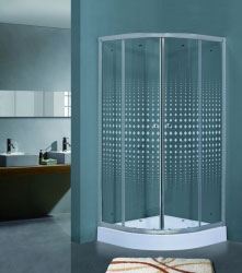 Душевой уголок Timo TL-8001 Romb Glass 80*80*200 с поддоном