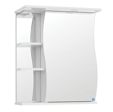 SL Зеркальный шкаф ВОЛНА 600 без подсветки