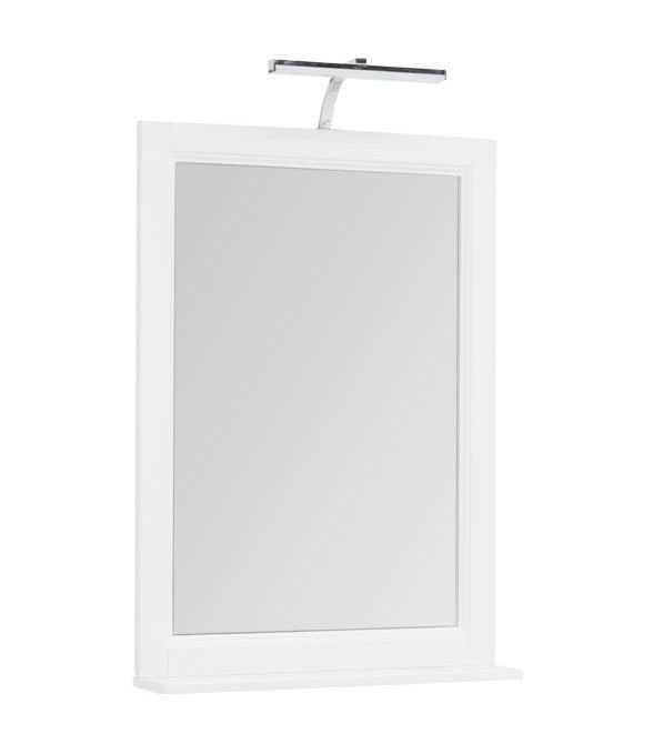 Зеркало Aquanet Денвер 65 белый глянец без светильника