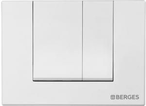 Кнопка для инсталляции BERGES NOVUM S1, белый