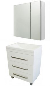 Комплект мебели Эстет Monaсo 70 напольный белый/на выбор