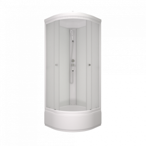 Душевая Кабина Вельвет 80*80 В полукруг средний поддон 