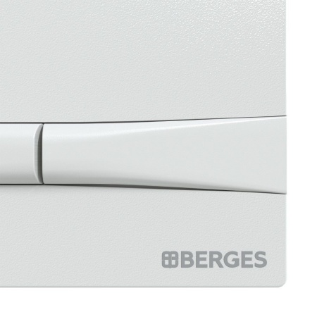 Кнопка для инсталляции BERGES NOVUM F1, белый