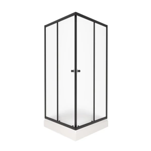 Душевое ограждение Triton Вента-Блэк Вельвет 90*90*202 с поддоном