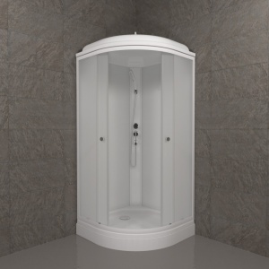 Душевая Кабина Вельвет 80*80 А полукруг низкий поддон 