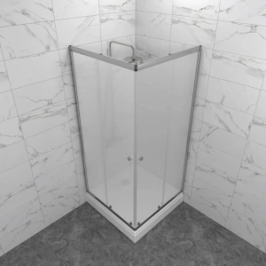 Душевое ограждение Triton Вента-Хром Вельвет 90*90*202 с поддоном