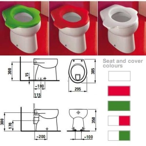 Приставной унитаз Laufen Florakids 29,5*38,5