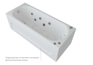 Акриловая ванна Aquatek Оберон 180х80 полный комплект с экраном в наличии