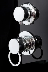 Душевая кабина AvaCan B10S Black 100х100х220 с электрикой