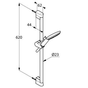 Душевая стойка Kludi Freshline 6783005