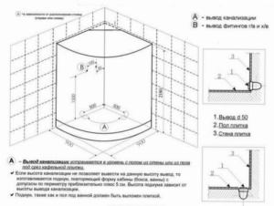 Душевая кабина Deto AvaCan  D09S 90х90х220