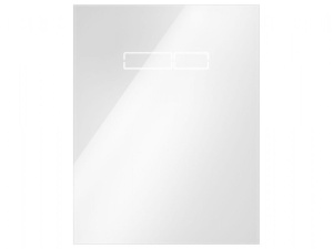 Стеклянная панель TECElux с сенсорным блоком управления sen-Touch, стекло белое