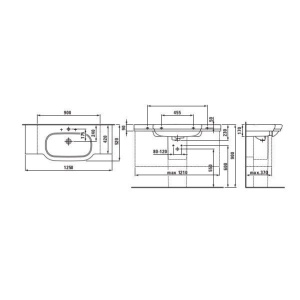 Раковина Laufen LB3 125*52