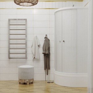 Душевое Ограждение Лён 90*90 В средний  поддон 