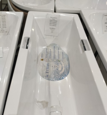 Акриловая ванна Тритон Алекса 1500х750х590