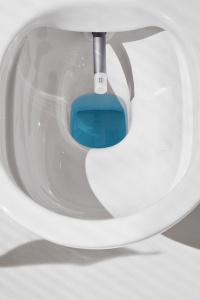Подвесной унитаз-биде Laufen Riva 39,5*60 безободковый с крышкой-сиденьем микролифт и покрытием LLC