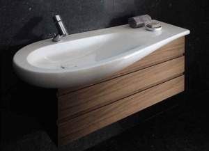 Раковина Laufen Ilbagnoalessi One 90*35 L с покрытием LCC