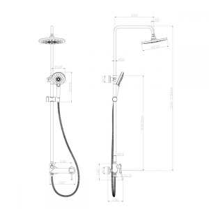 Смеситель Lemark Minima LM3860C для душа