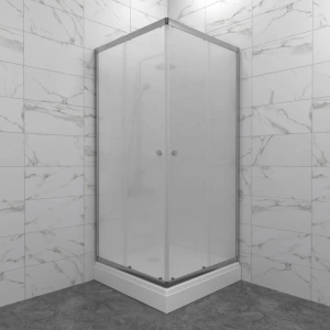 Душевое ограждение Triton Вента-Хром Вельвет 80*80*202 с поддоном