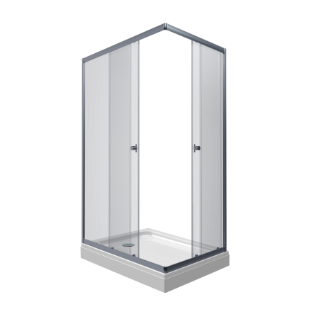 Душевое ограждение Triton Вента-Хром 100*80*202 L/R с поддоном