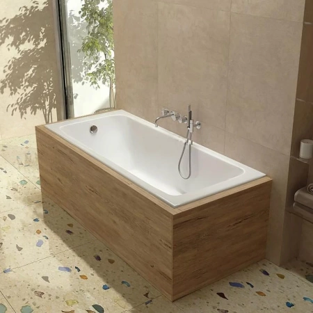 Чугунная ванна Wotte Line 160x70 c ножками 