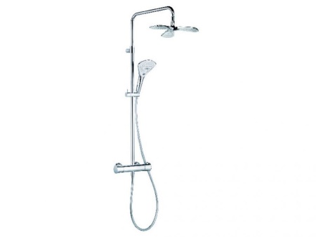 Душевая стойка Kludi Fizz 6709605 с термостатом
