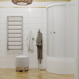 Душевое Ограждение Лён 90*90 Б высокий поддон 