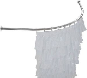Карниз для ванны Bas Хатива 143x143, хром